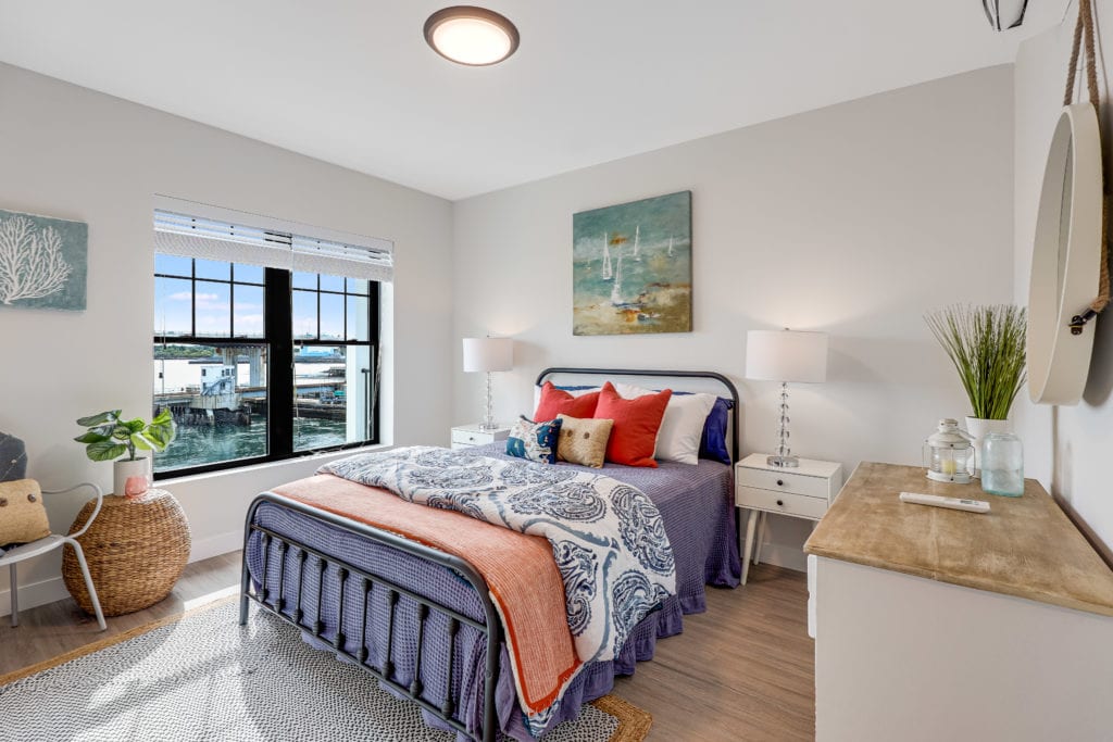 second bedroom with water view